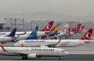 Самолеты авиакомпаний в аэропорту Стамбула