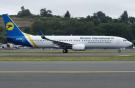 Авиакомпания "Международные авиалинии Украины" получила новый самолет Boeing 737