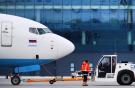 Самолет бюджетной авиакомпании «Победа» в аэропорту Гагарин 