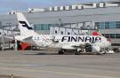 самолет A320 Finnair в Праге 