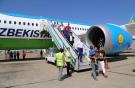 Самолет A320 Uzbekistan Airways в аэропорту Душанбе