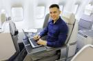 Интернет-соединение на борту Boeing 767 авиакомпании Air Astana