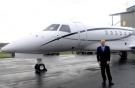 Лорд Шугар у своего Embraer Legacy 650 