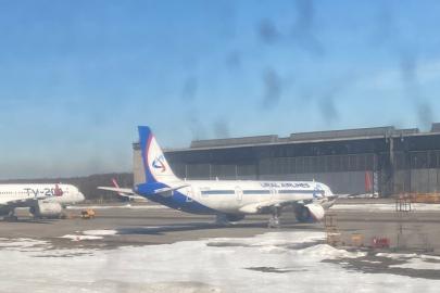 Один из самолетов A321neo "Уральских авиалиний", поставленный на хранение в аэропорту Домодедово :: ATO.ru "Уральские авиалинии" вывели из эксплуатации 20% парка